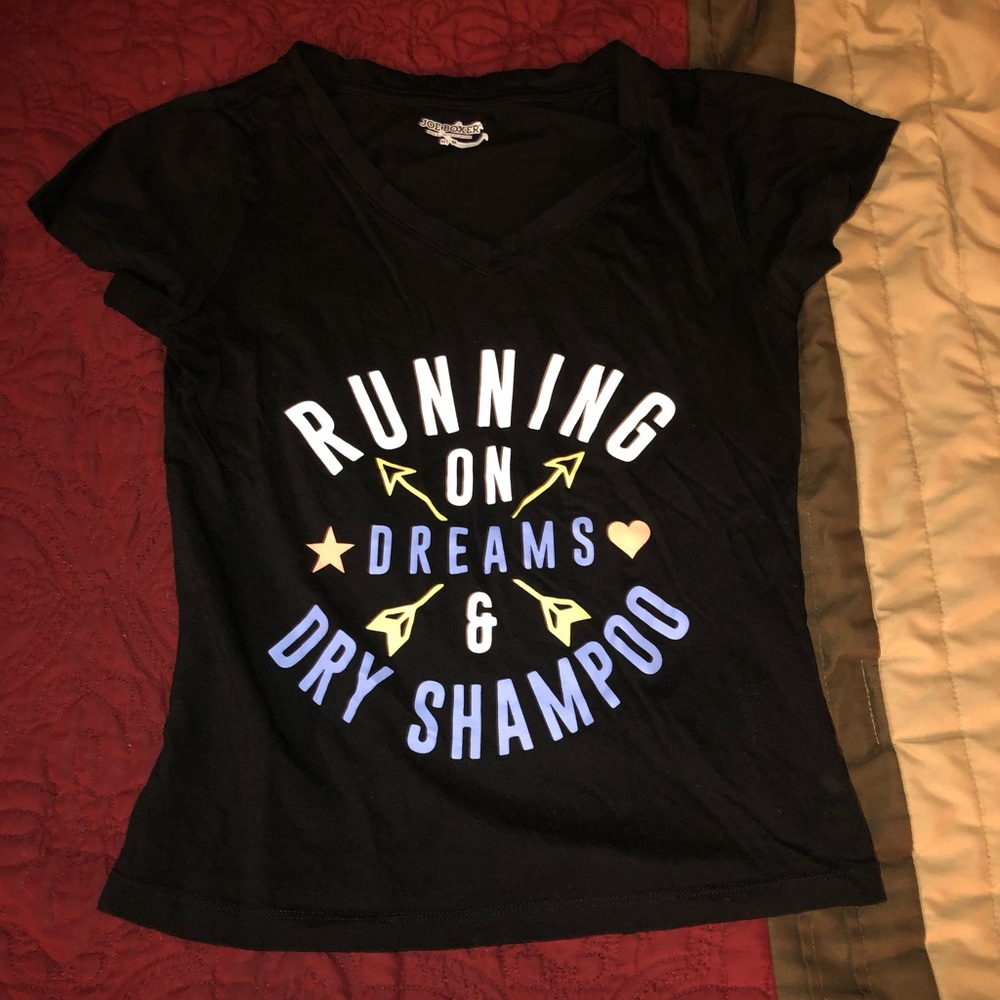 Running on Dry Shampoo Tee